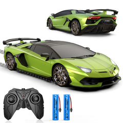 AEROQUEST Lamborghini RC car front view showcases precision for hobbyists.