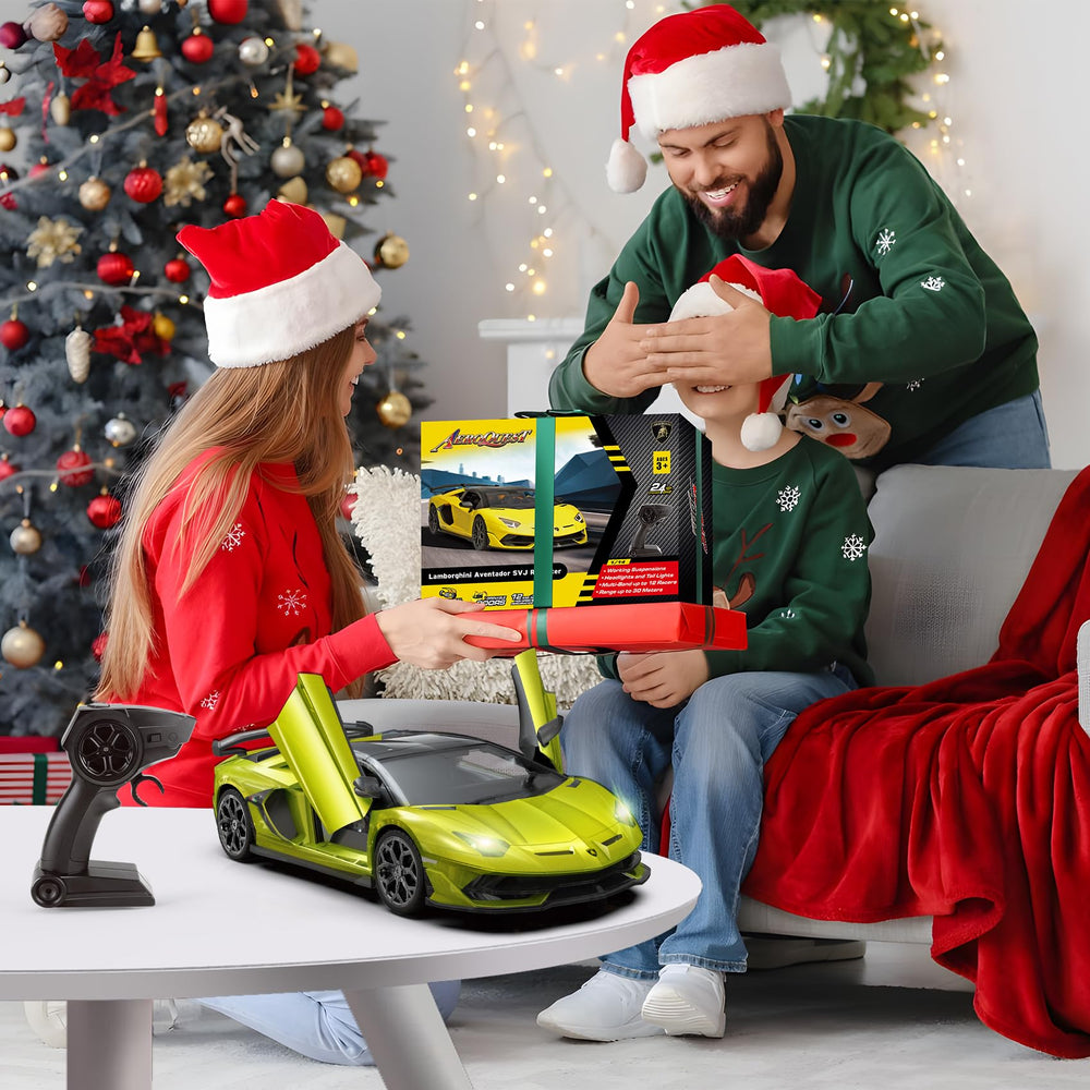 Aeroquest Lamborghini RC Car dual rechargeable batteries extend playtime