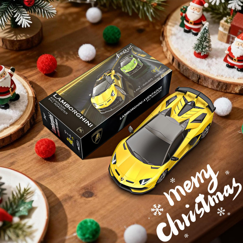 AEROQUEST Lamborghini RC car durable ABS body ready for everyday use.
