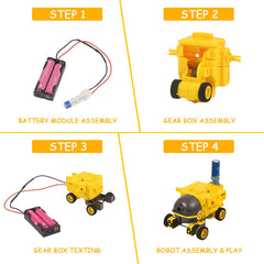 AESGOGO abs-plastic-parts kit for sturdy building and long-lasting STEM play.