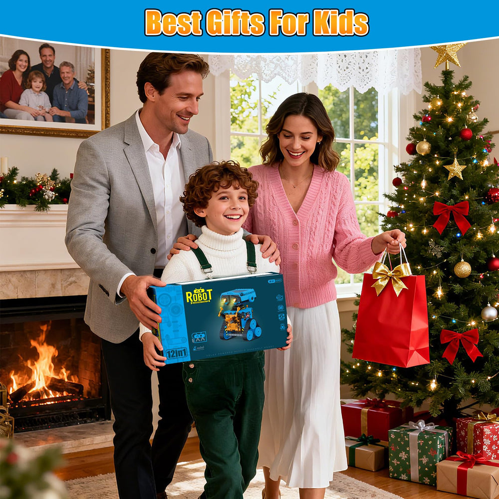 AESGOGO DIY-build instructions guide kids through step-by-step robot assembly.