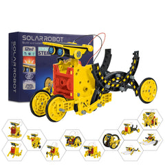 AESGOGO solar robot kit package for kids' STEM exploration.