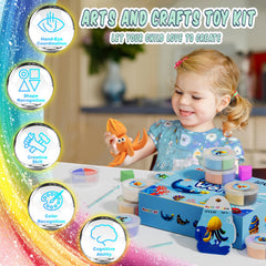 Aestd-ST compartment box keeps colors separated to avoid mixing