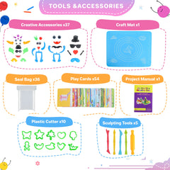 Aestd-ST DIY gift air dry clay enables bright, safe crafts