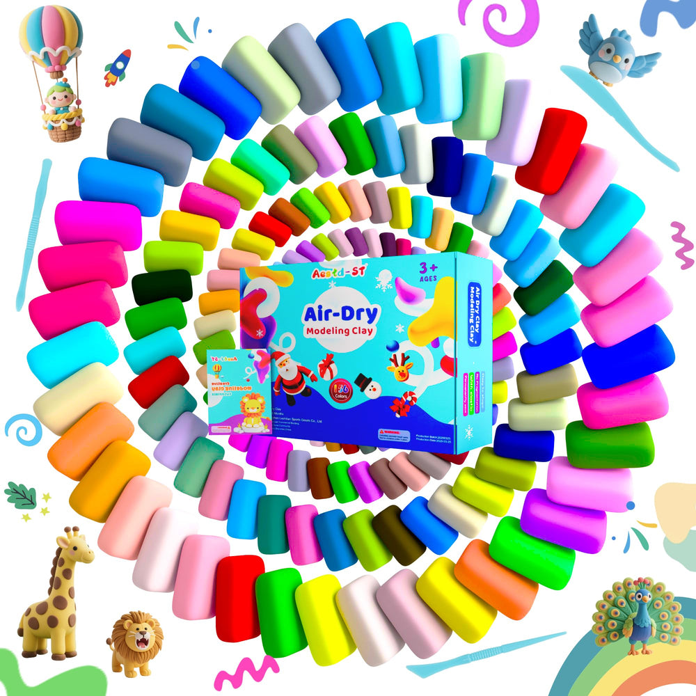 Aestd-ST modeling clay tools set with three sculpting tools for kids.