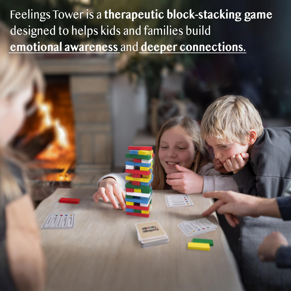 AESTHEC Feelings Tower conversation cards laid out to spark guided discussions
