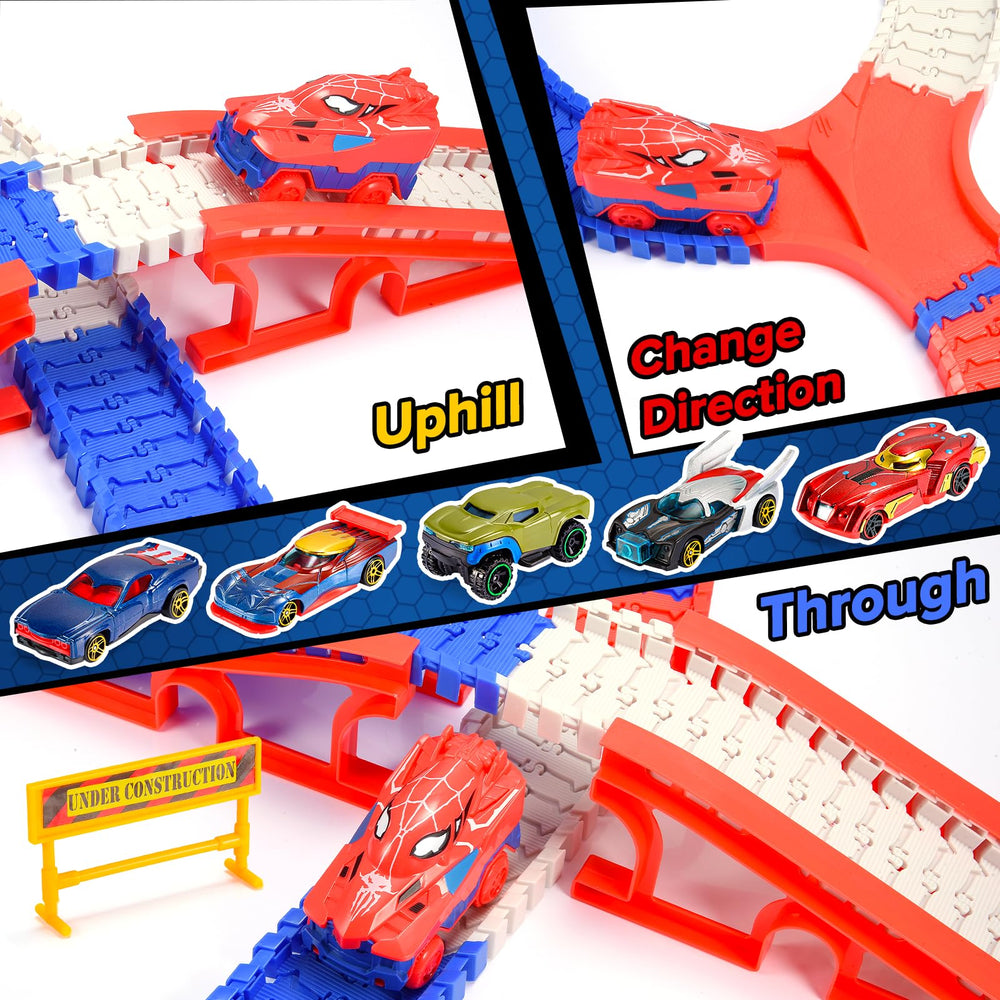 Aetyni Spider Track Fork Road Tracks enable varied racing layouts.
