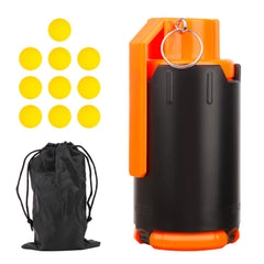 Aevdor Tactical Grenade front view demonstrates durable ABS shell for safe play