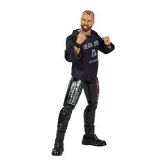 AEW Jon Moxley Unmatched Series 12 black boots and cargo pants for authentic action display.