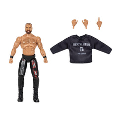 AEW Jon Moxley Unmatched Series 12 Death Rider logo with bold metallic details.