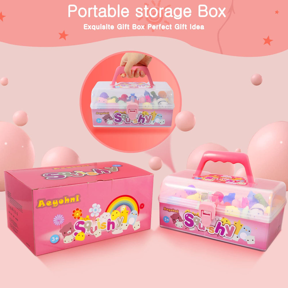 Aeyohni squishy toys variety pack with vibrant colors for kids' play.