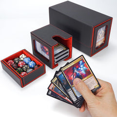 AFIING double-deck layout suits MTG Commander and other TCGs when traveling