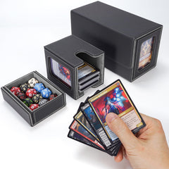 AFIING compatible with double-sleeve and single-sleeve cards for flexibility
