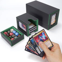 AFIING MTG Commander table-ready storage in use at game night.