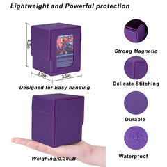 AFIING deck box includes two dividers and a top loader for organized setup.