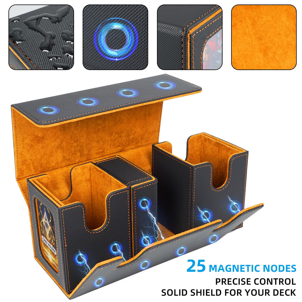 AFIING inner microfiber lining protects cards from scuffs during transport.