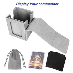 AFIING deck box closes securely via magnets for safe travel and storage