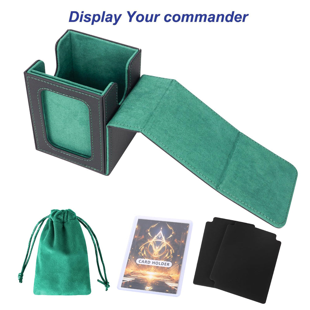 AFIING PU leather shell protects cards with a soft microfiber interior.