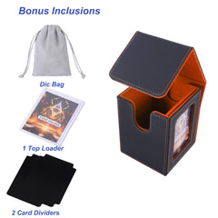 AFIING magnet closure and PU leather shell protecting cards from scratches