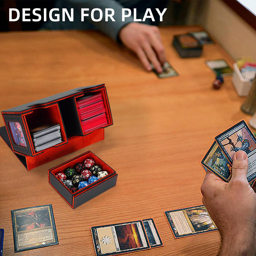Portable AFIING card case simplifies organization and quick setup for game nights