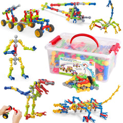 Afomida 170-pcs STEM building toy models for creative construction play