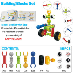 Afomida robot figure building blocks for creative construction adventures