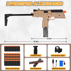 Afqjf MP9 double magazines to improve reload speed during group games.