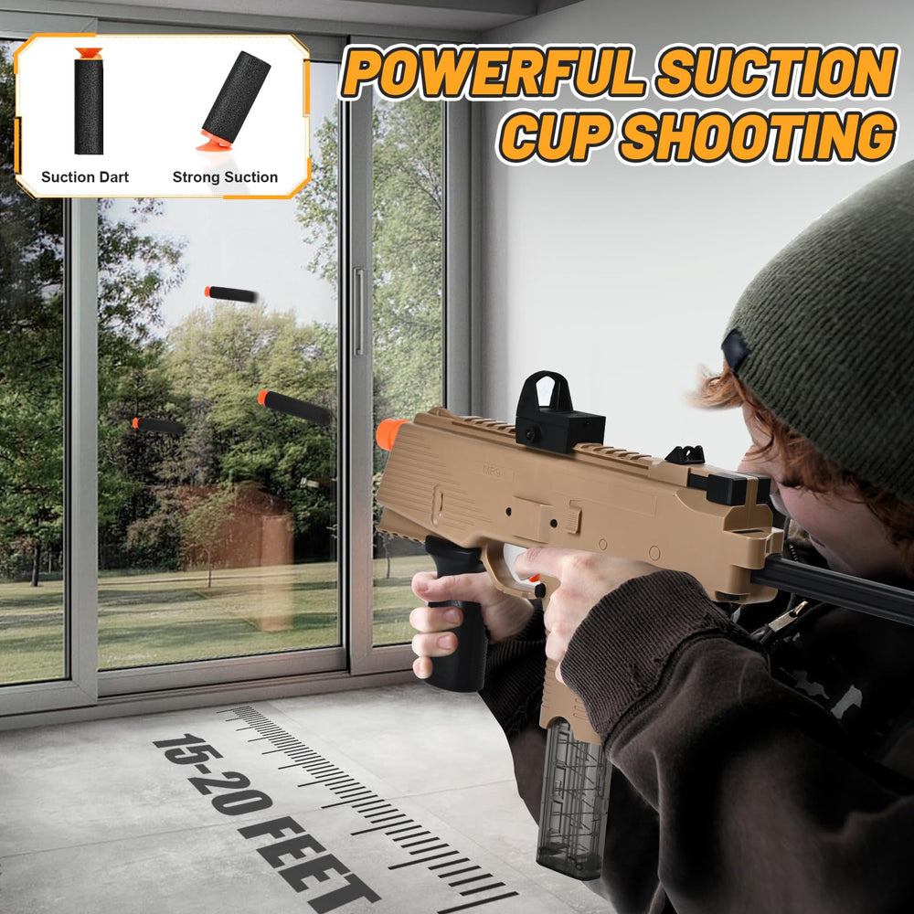 Afqjf vertical grip aids stable aim during fast-action play.