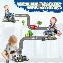 AFUNX gift-ready police station set sparks creativity for ages 3 and up.