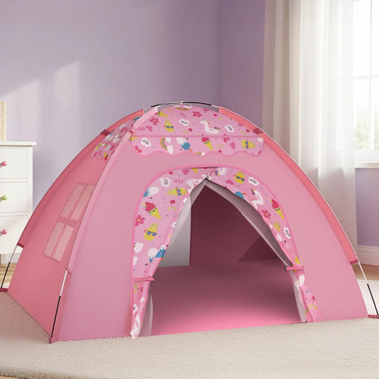 AFUNX Kids Play Tent with unicorn prints invites imaginative play and cozy hideaway.