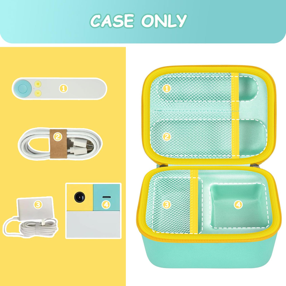 Againmore Nex Playground case independent slots keep console and accessories organized.