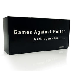 Againt Crimes Potter Edition: 600 cards in the compact box for versatile party gameplay.