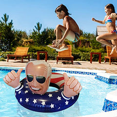 AGANS inflatable pool float made with premium PVC for durable summer fun
