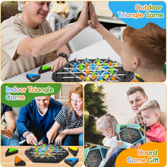 Agaommio 2-to-4 Player Triangle Chess supports versatile groups.