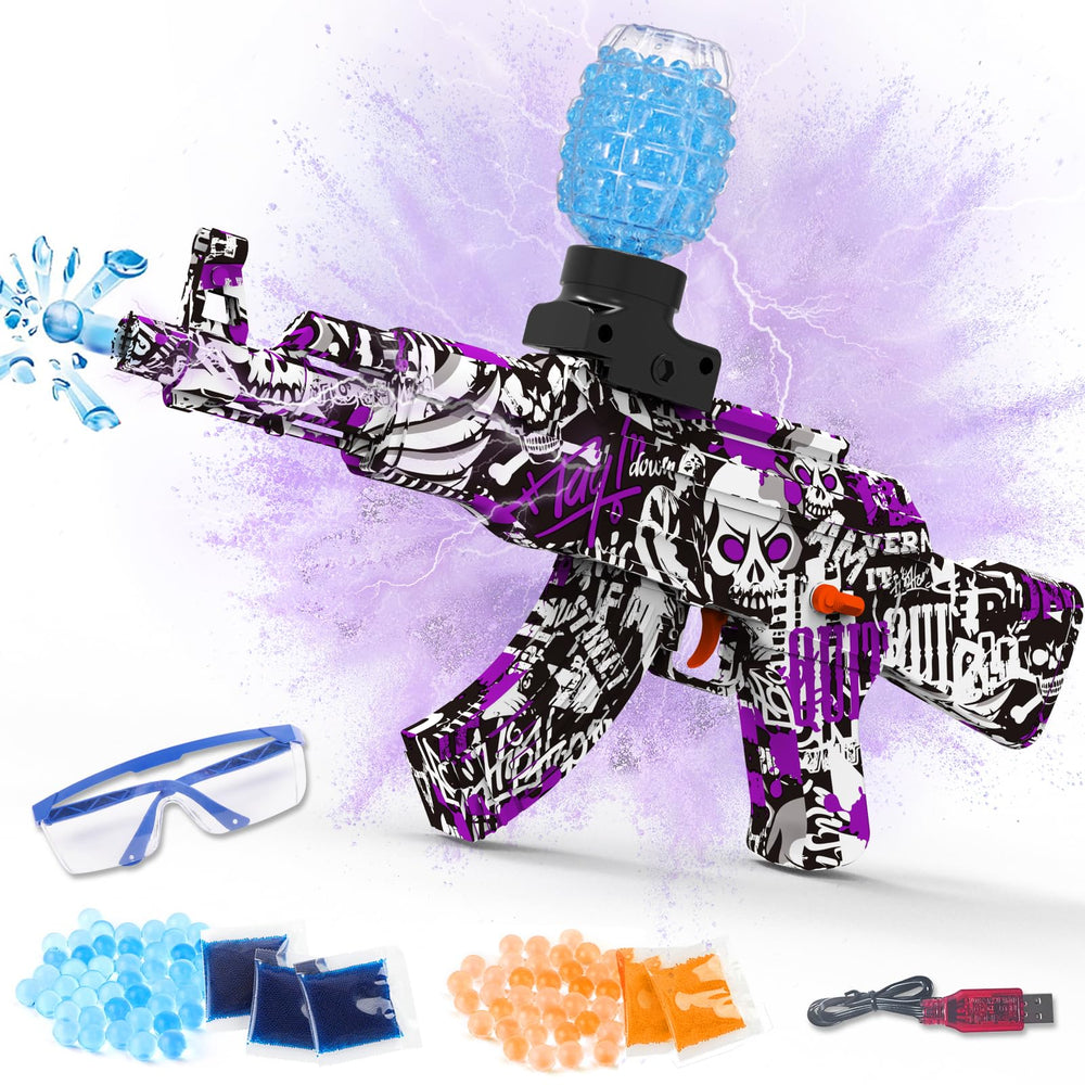 Agard Electric Gel Ball Blaster battle-ready for outdoor games.