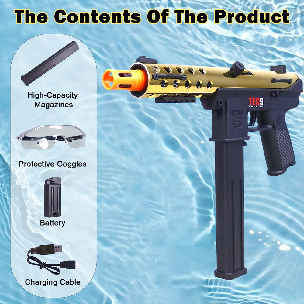 Agard gel ball blaster removable-battery enables longer play between charges.