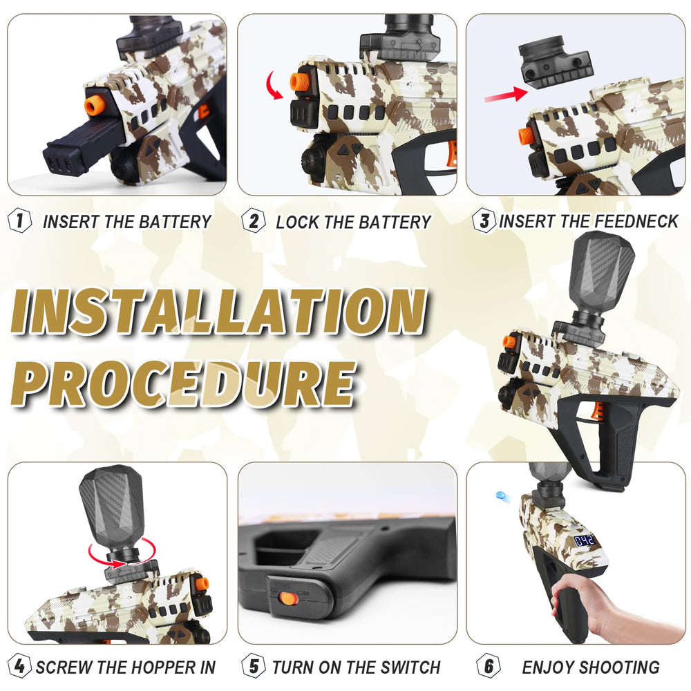 Agard Gel Blaster premium grip delivers balanced weight for steady aiming