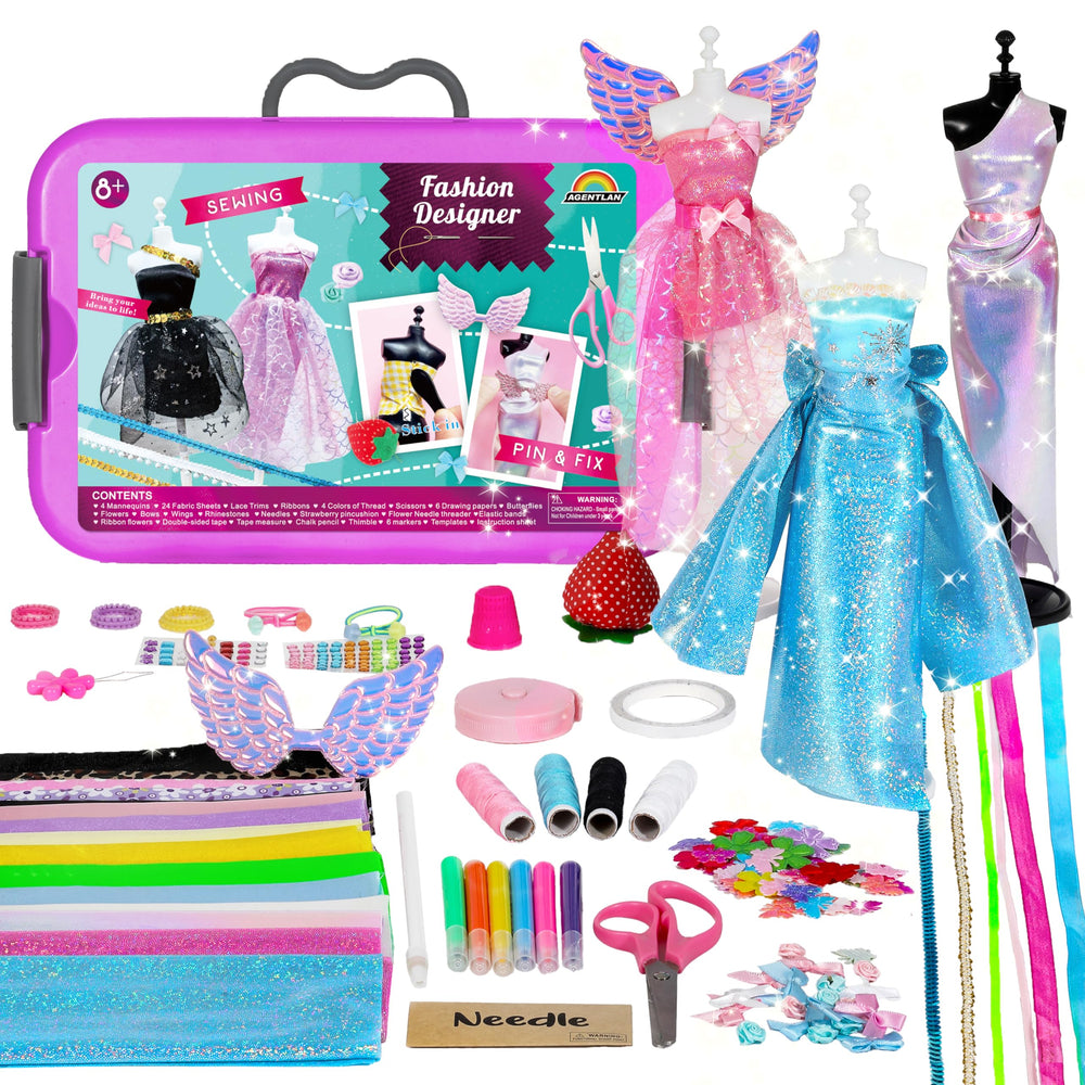 AgentLAN sewing colors help kids learn stitch color coordination.