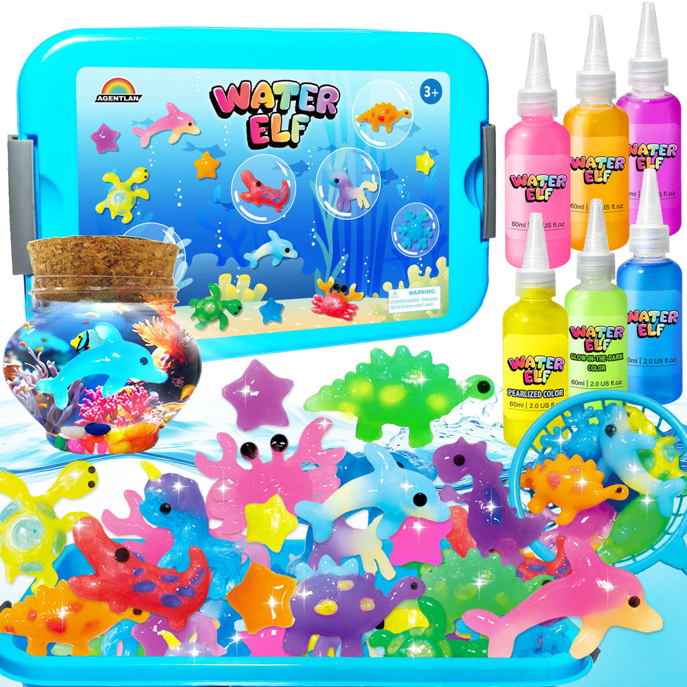 AGENTLAN Magic Water Elf Kit features 10 colorful gels for creative sensory play.