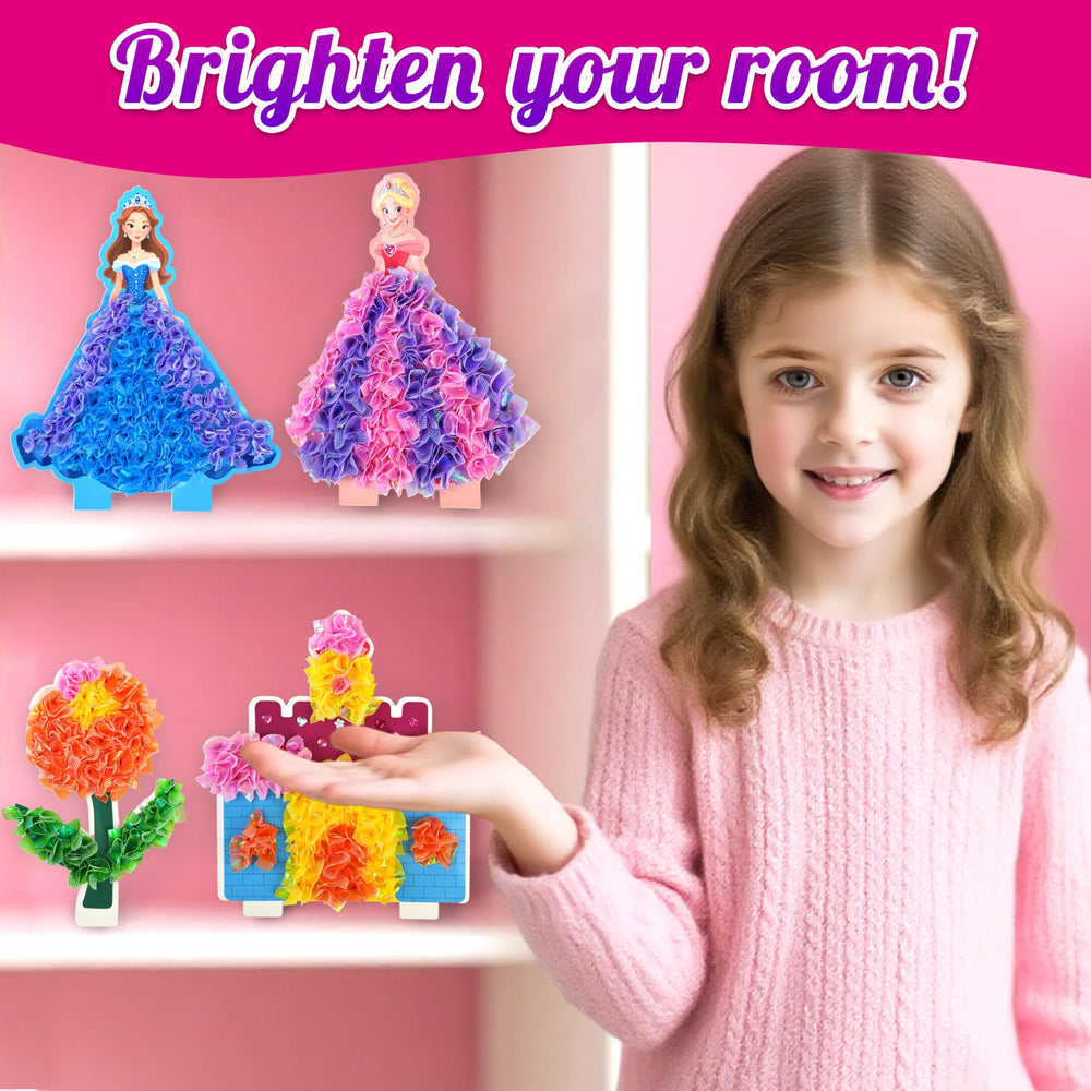 AGENTLAN Poke Art Princess Kit poking tools facilitate precise, safe shaping during crafts.