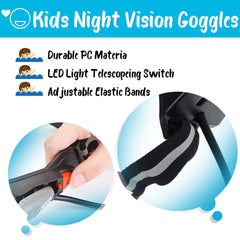 AGM Kids Night Vision Goggles nose pad comfort highlights gentle wear