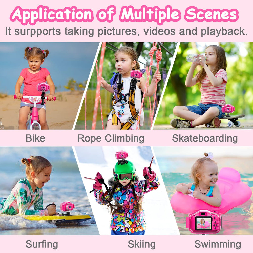 Agoigo Kids Camera with lanyard enables easy hands-free carrying on adventures.