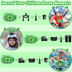 Bright green design is light, portable, and easy to handle.