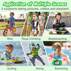 Attach to helmets or bikes with mounts for hands-free fun.