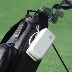 AGUstrike 6-in-1 divot tool in action on the greens.