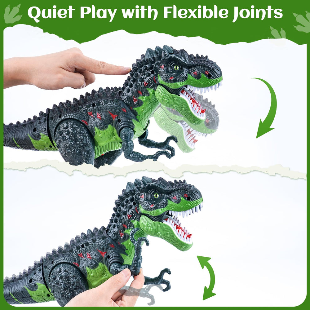 AHCo T-Rex with detailed 3D eyes for a lifelike appearance during play.
