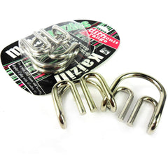 Ahyuan brain teaser built with high-carbon steel for durability.
