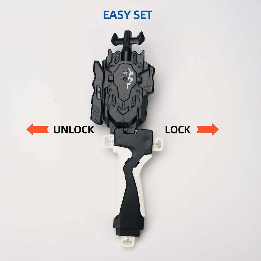 Aibreay dual-port launchers for left and right spins and stability.