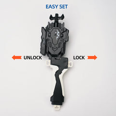Aibreay dual-port launchers for left and right spins and stability.