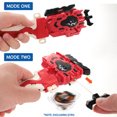 Aibreay two-launch modes gyros for varied battle dynamics.